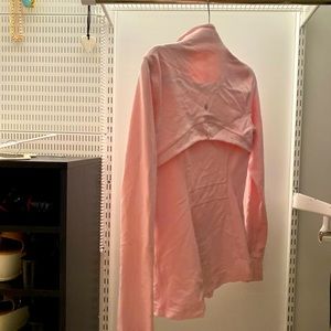 Pink lululemon jacket - worn once - size 10